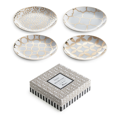 로잔나 Luxe Moderne Appetizer Plate 4pcs/set