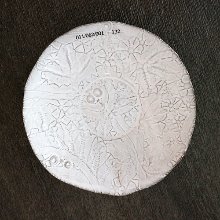[프랑스 빌라트] 플로럴 접시 - 플라워 패턴의 작은 화이트 접시